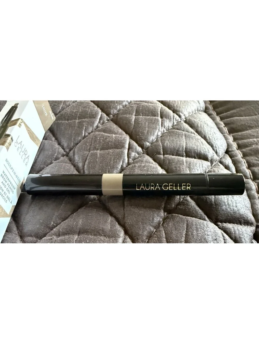 LAURA GELLER Sculpt-n-Stay 2-in-1 Waterprf Eyebrow Pencil & Brow Gel Taupe 43008